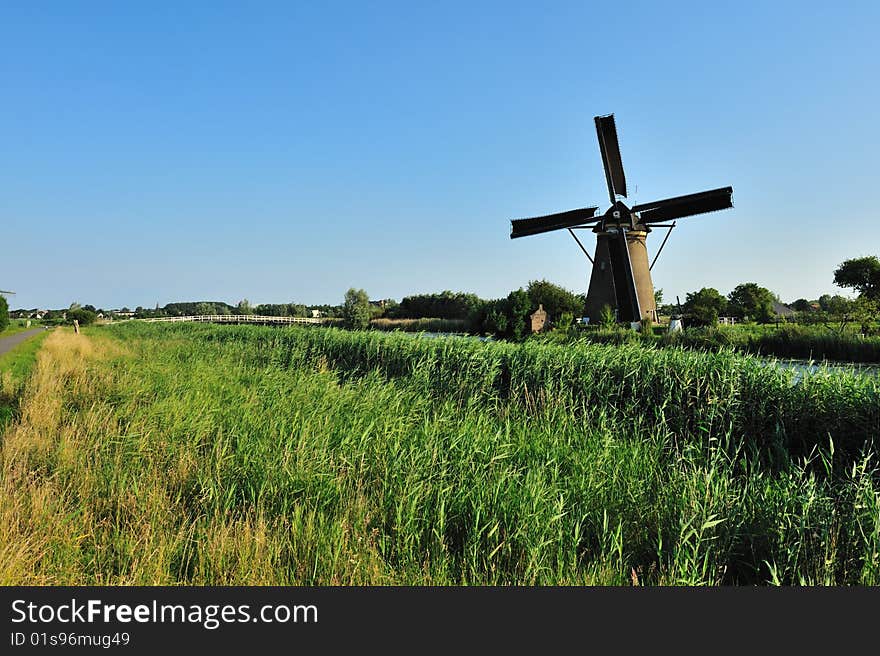 Windmill landscape