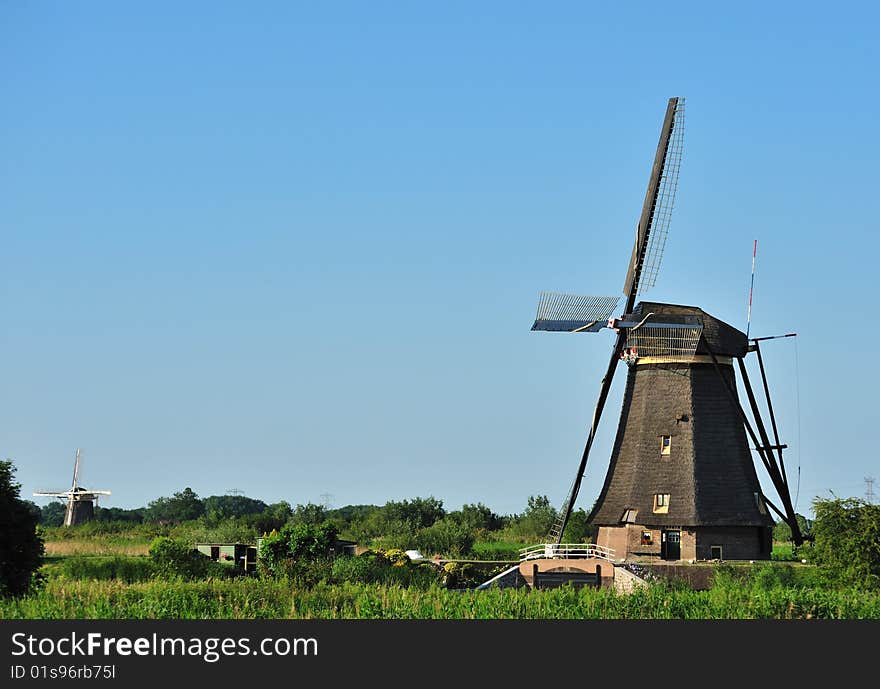 Windmill landscape