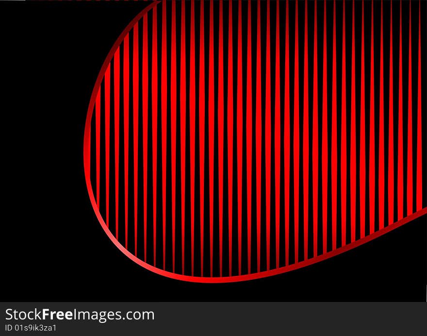 Abstract background with red lines