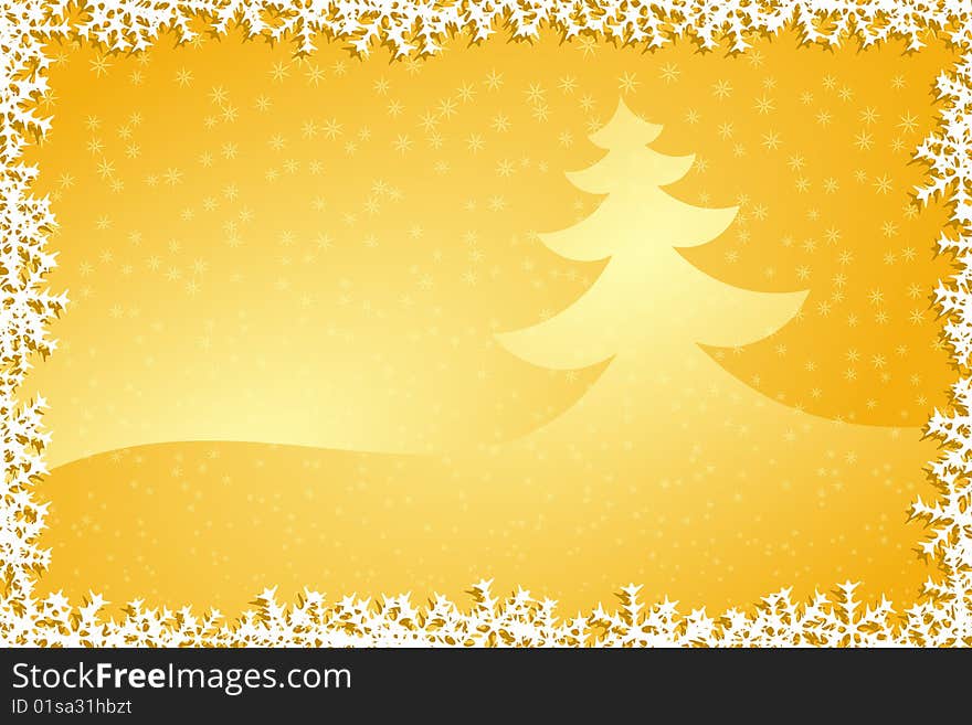 Vector illustration of Christmas Tree