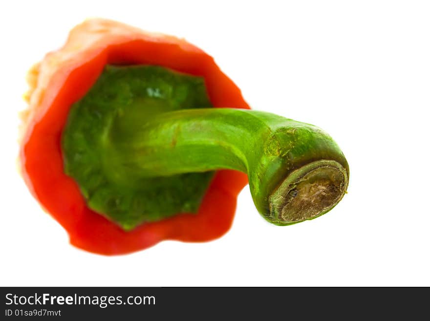 Eaten red pepper