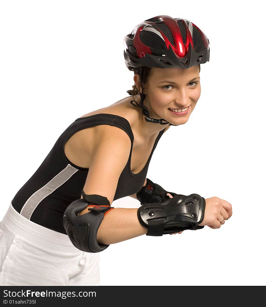 Girl Rollerblades Helmet