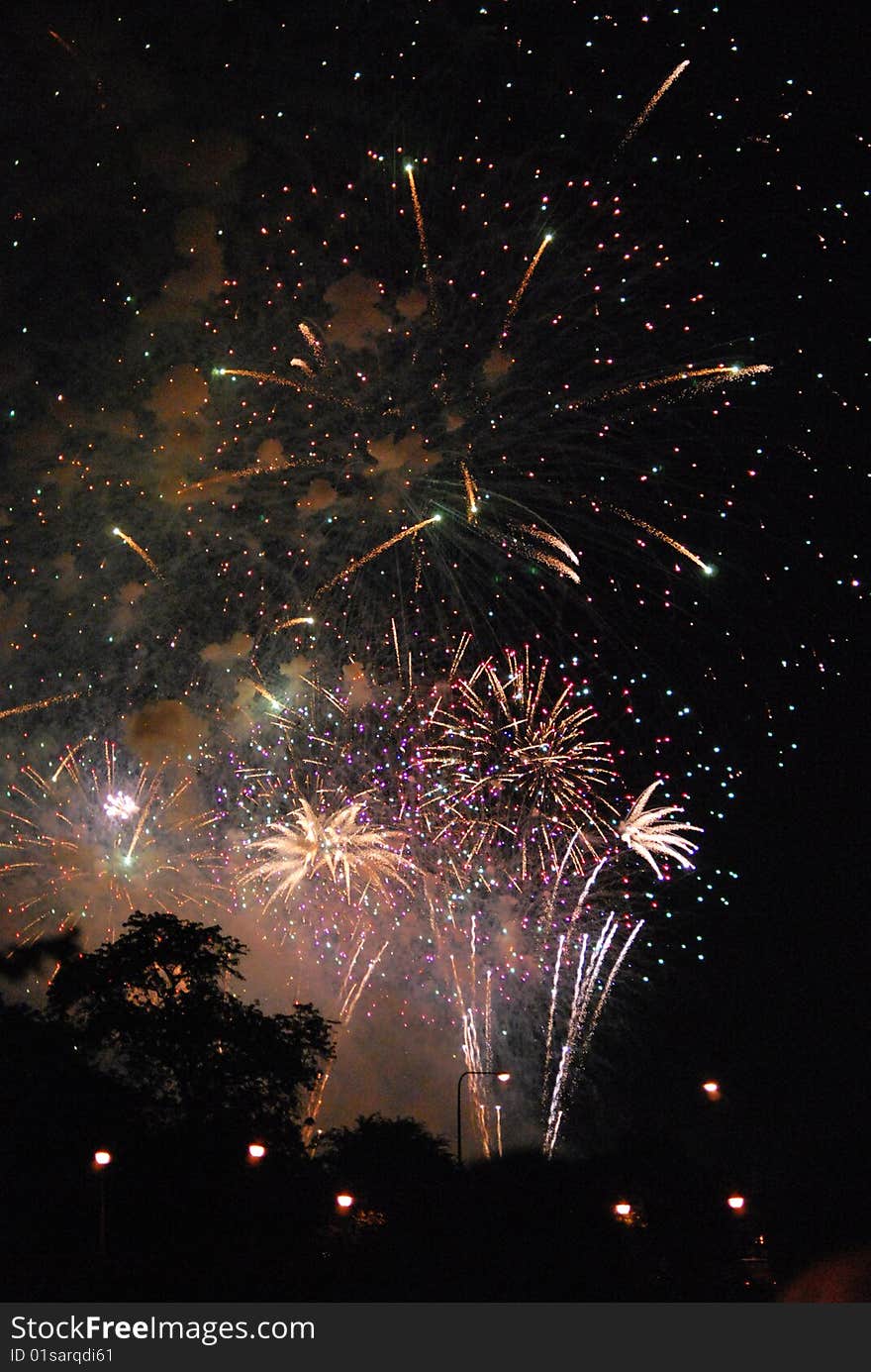 Fireworks display