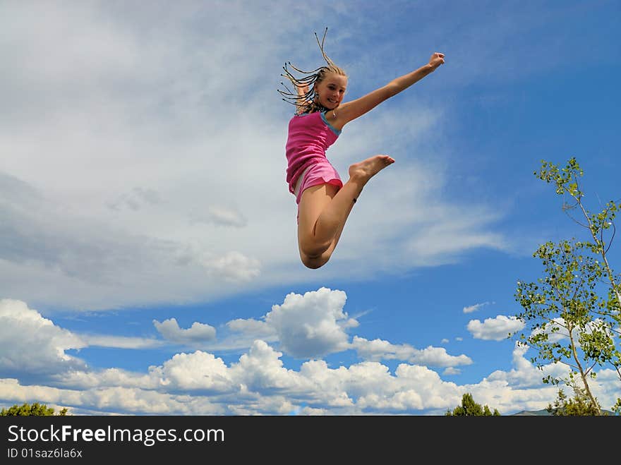 Jumping Girl