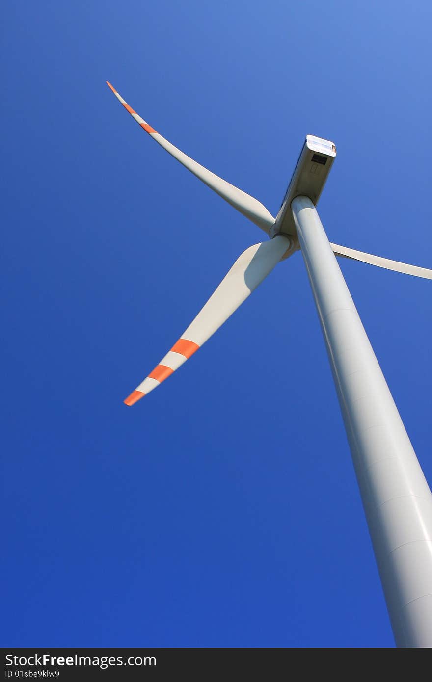 Wind turbines. Energy. Beautiful meadow. Wind turbines. Energy. Beautiful meadow