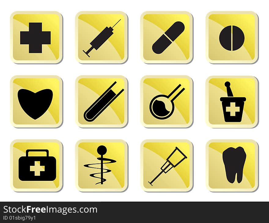 Medical Icon - vector icon set