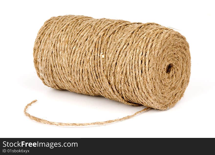 Rope isolated on white background