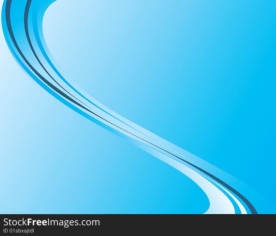 Abstract background with blue shades. Vector illustration