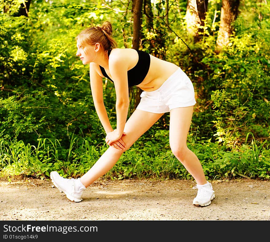 Woman Trail Runner