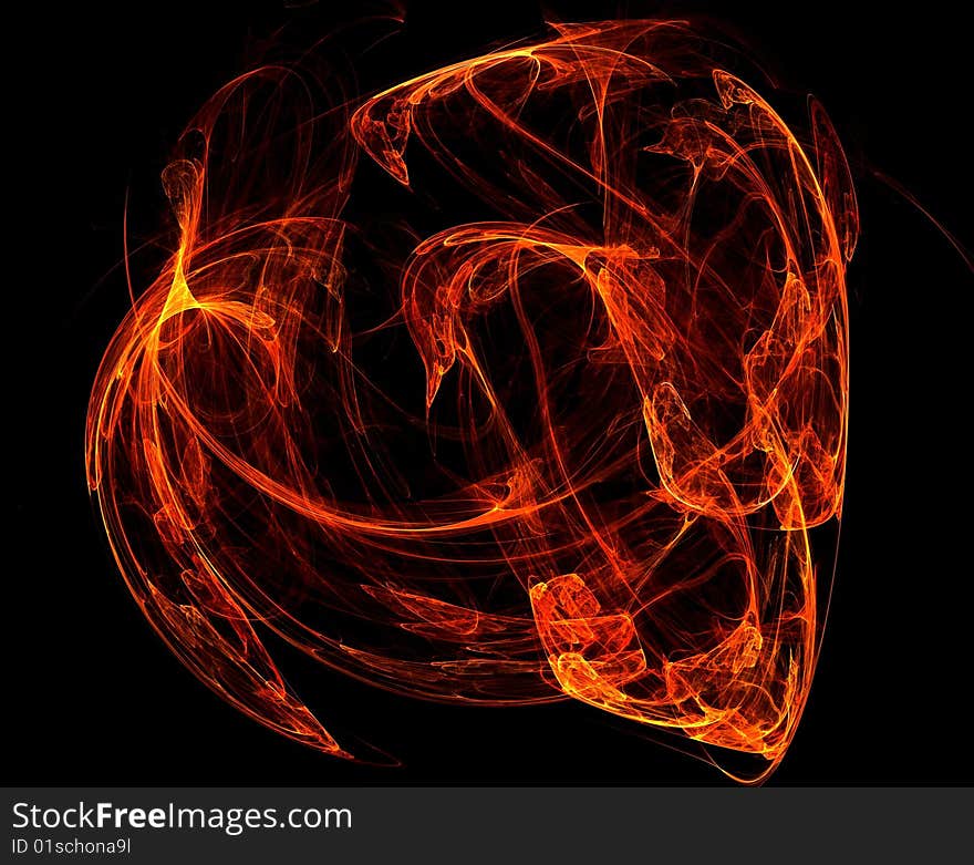 Abstract fire background