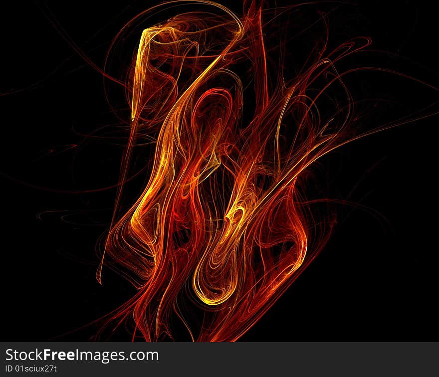 Abstract flame background 8