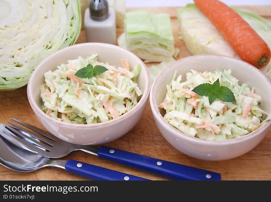 A Salad Of Cabbage