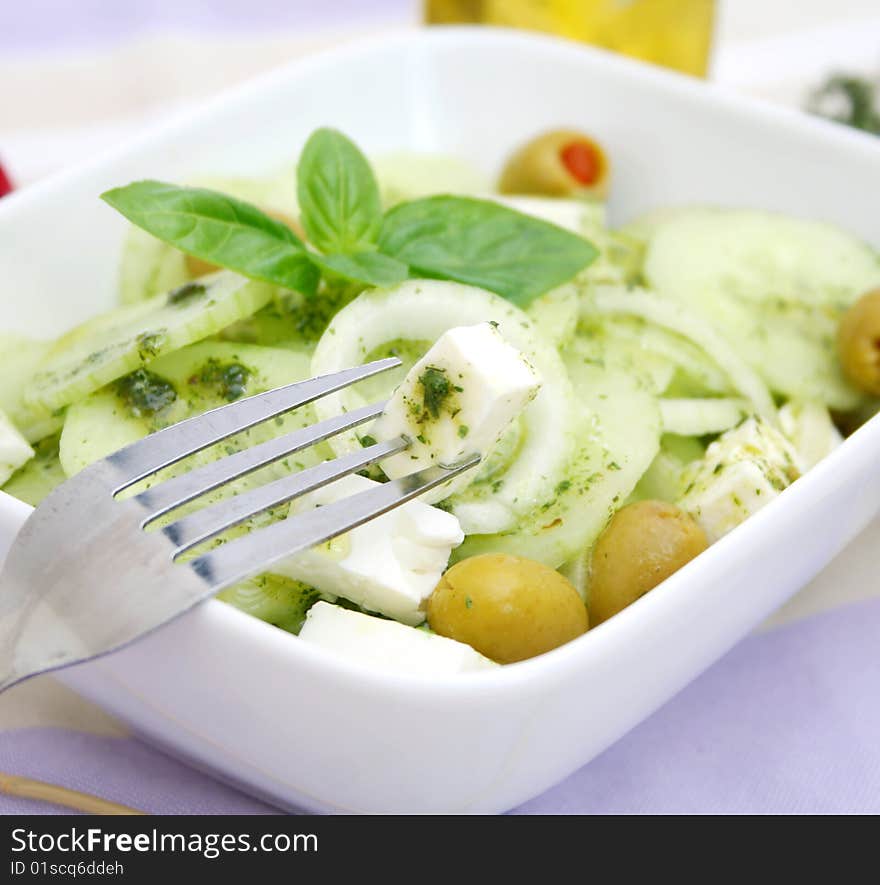 Cucumber salad