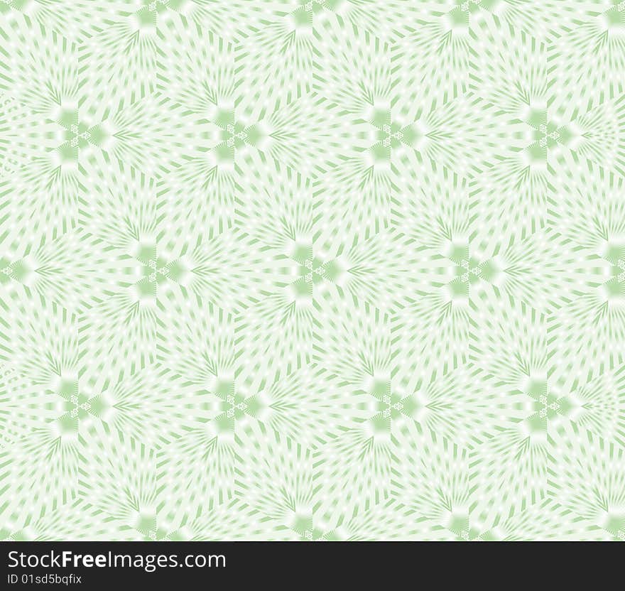 Seamless floral green