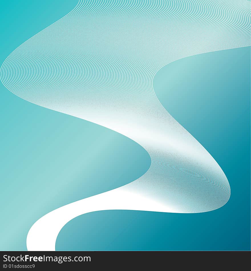 Wavy abstract background