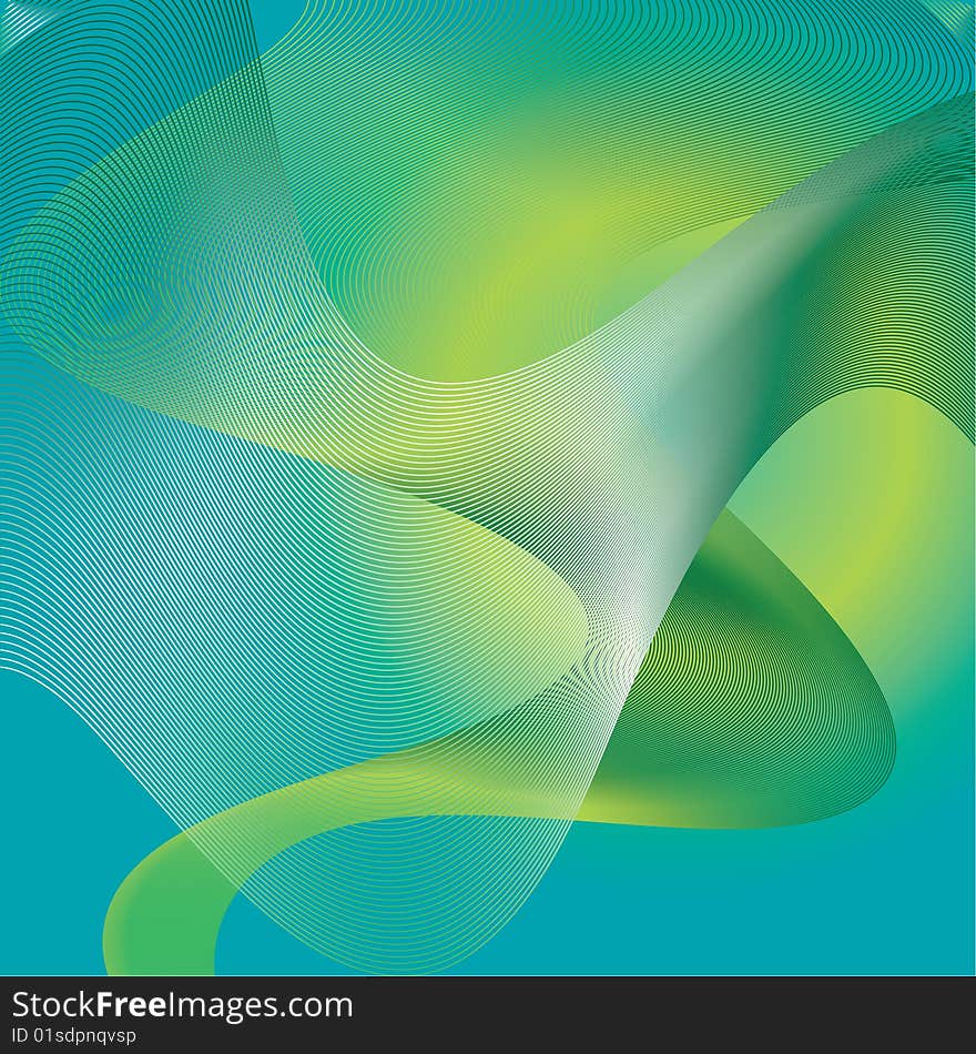 Wavy Abstract Background