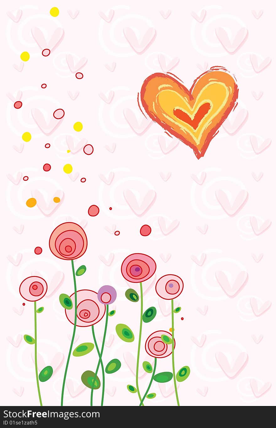 Vector decorative illustration for graphic design. Vector decorative illustration for graphic design.