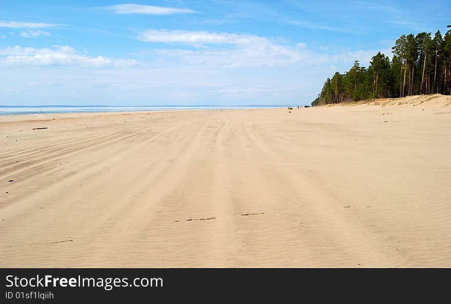 Deserted beach