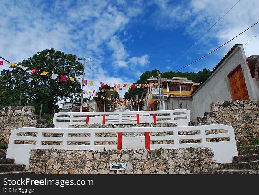 Stairs To The Church, San Cristobal De Las Casas