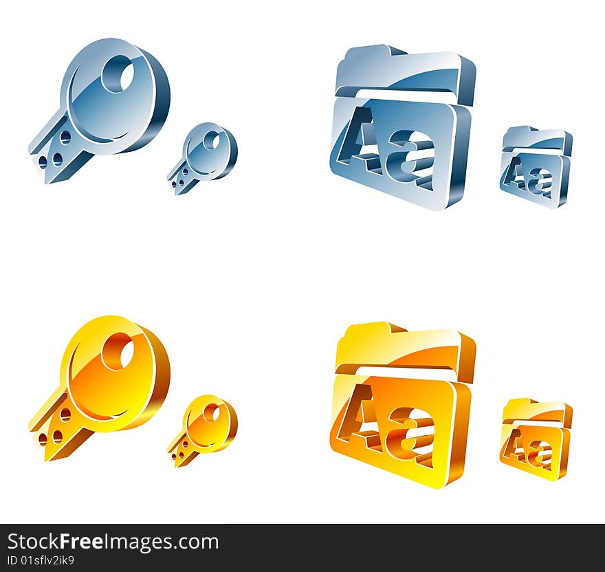 Vector web icons isolated on white.
EPS available