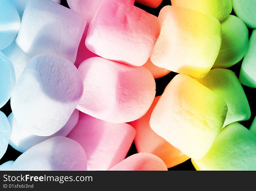 Colorful Marshmellow candy