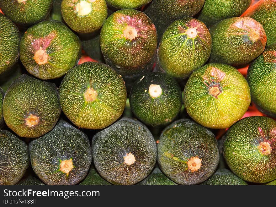 Close up of a bunch of cucumbers. Close up of a bunch of cucumbers