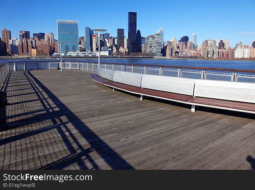 Classical NY - long island, view to Manhattan