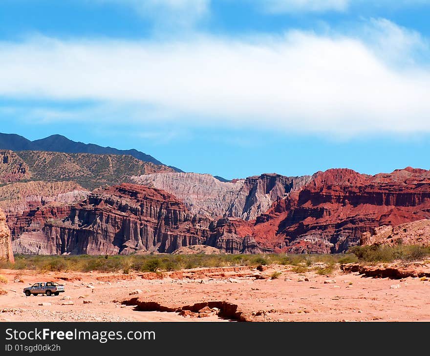 Red rocks near Cafayate, Argentina