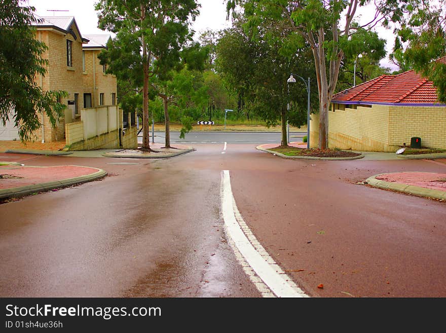 Downhill road