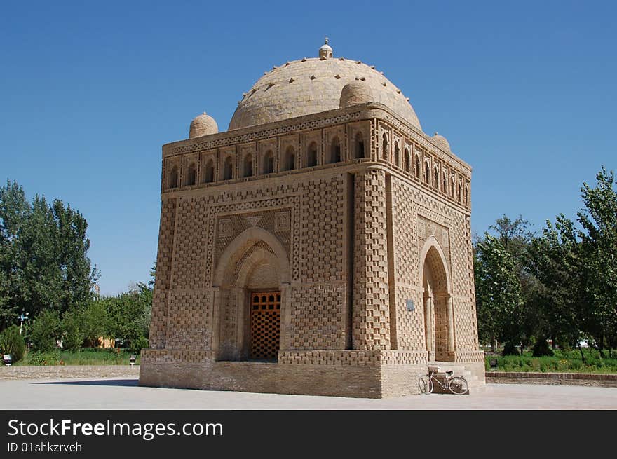 Ancient Samani Mausoleum in Buchara. Ancient Samani Mausoleum in Buchara