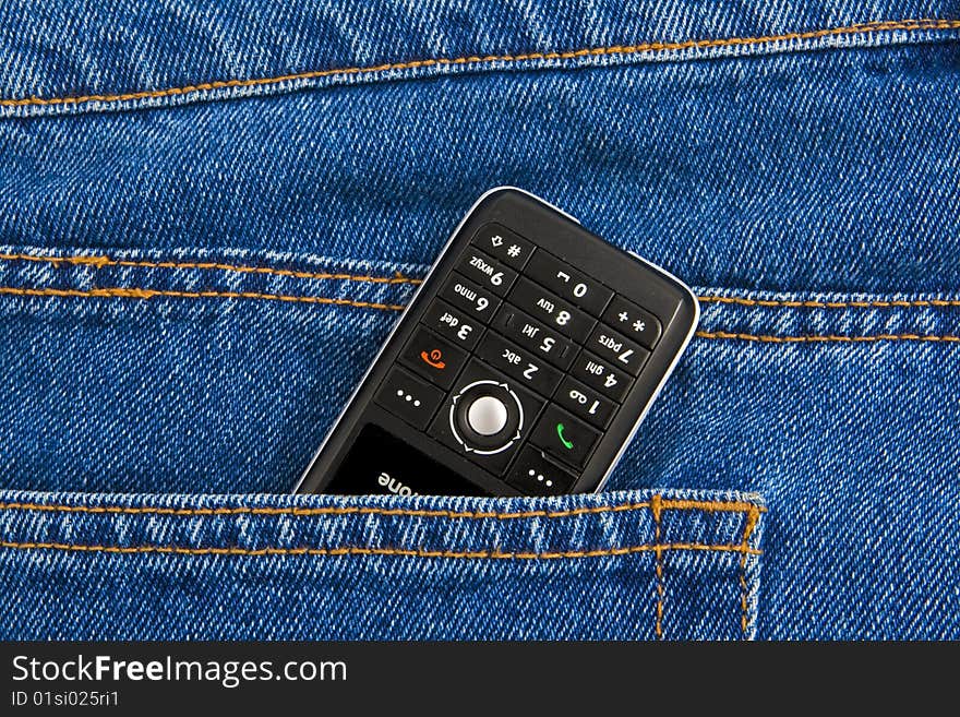 Cellphone In Jeans