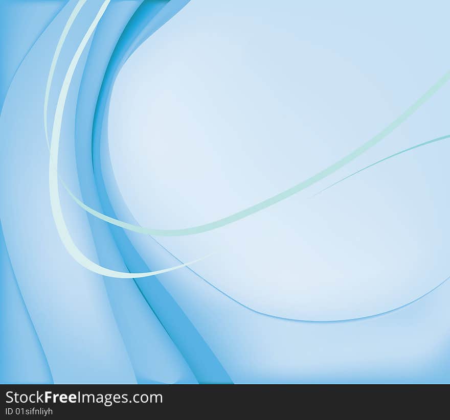 The vector abstract blue background. The vector abstract blue background