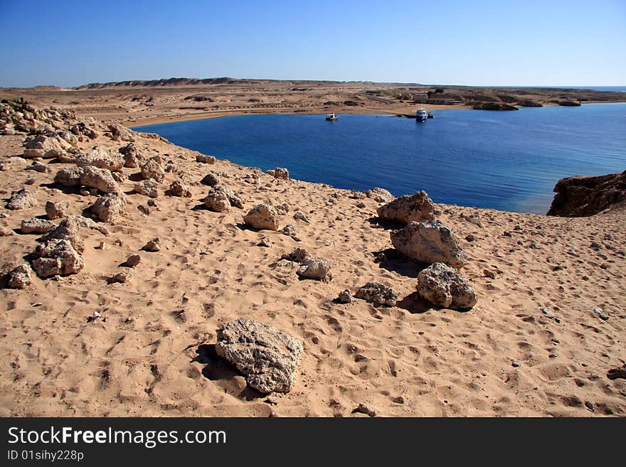 Rocky desert