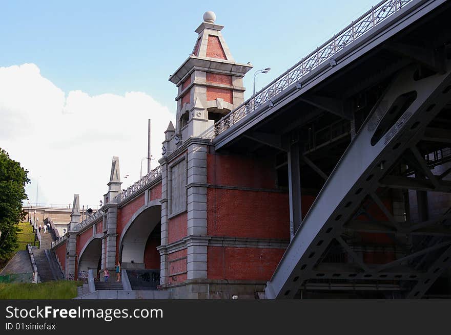 The old Moscow bridge