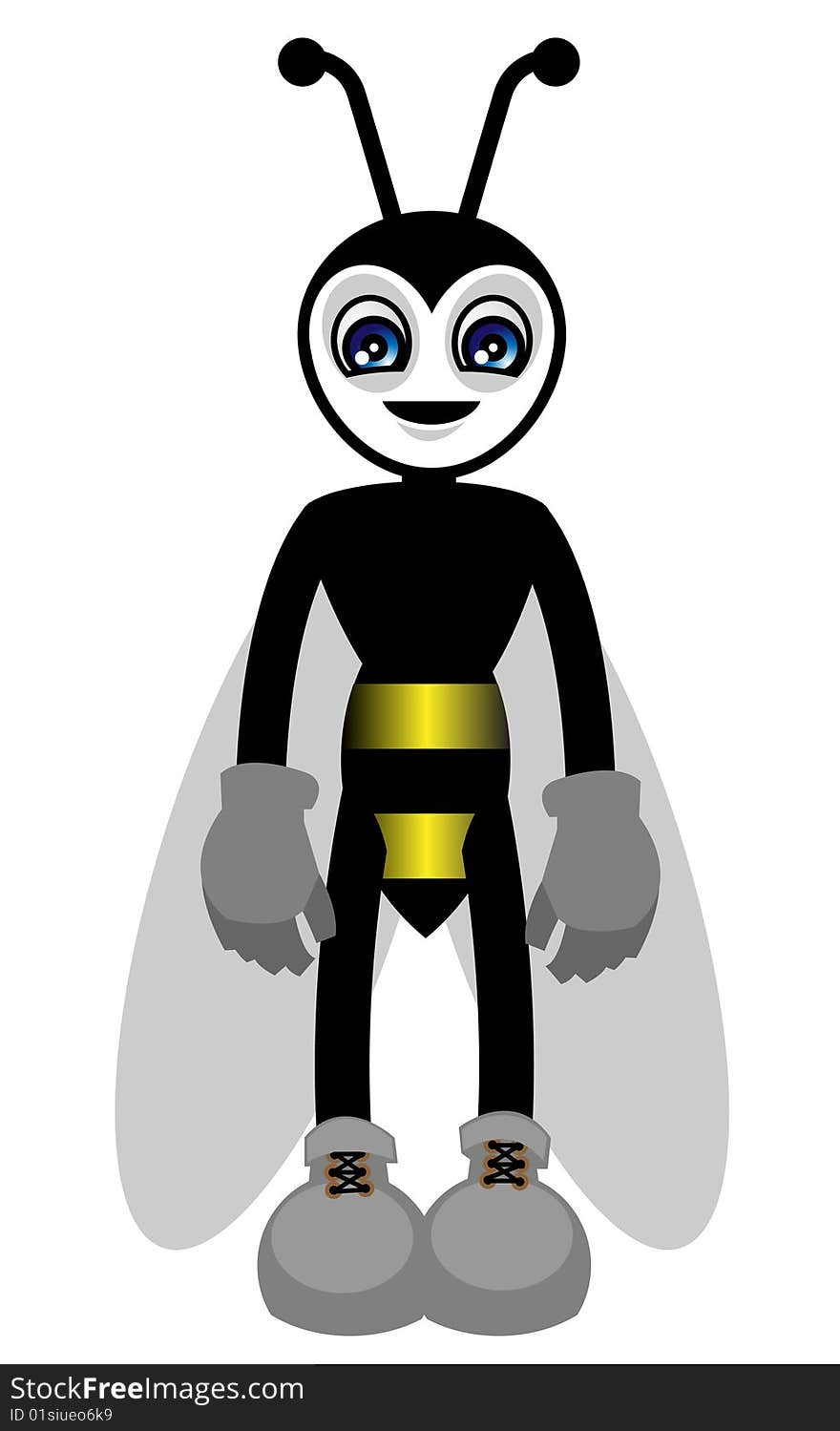 An illustration of bee cartoon