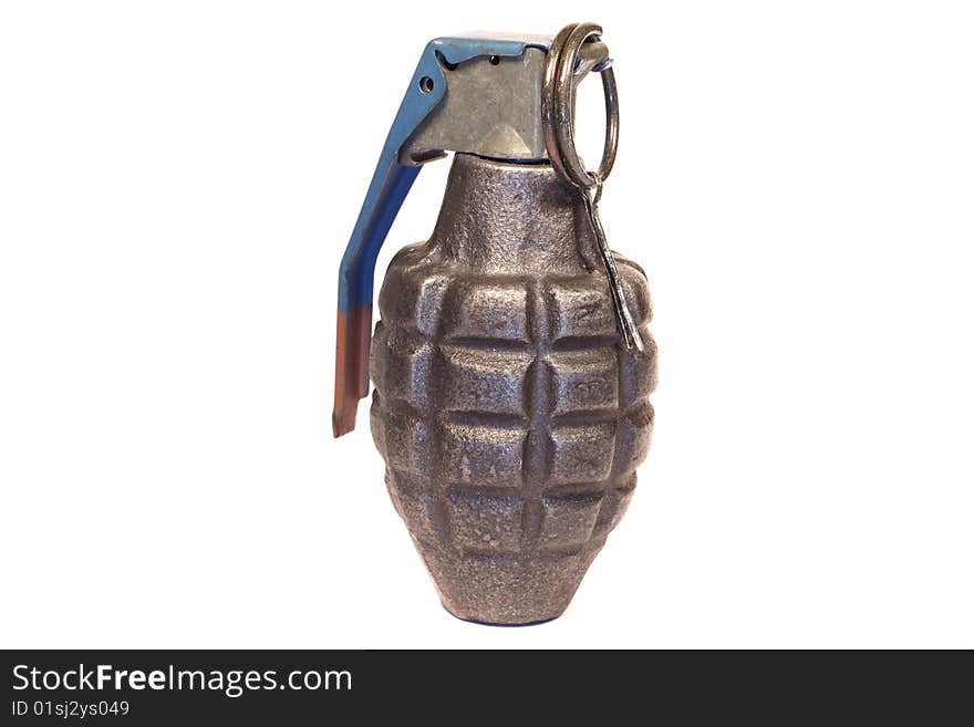 Grenade With Pin Pulled