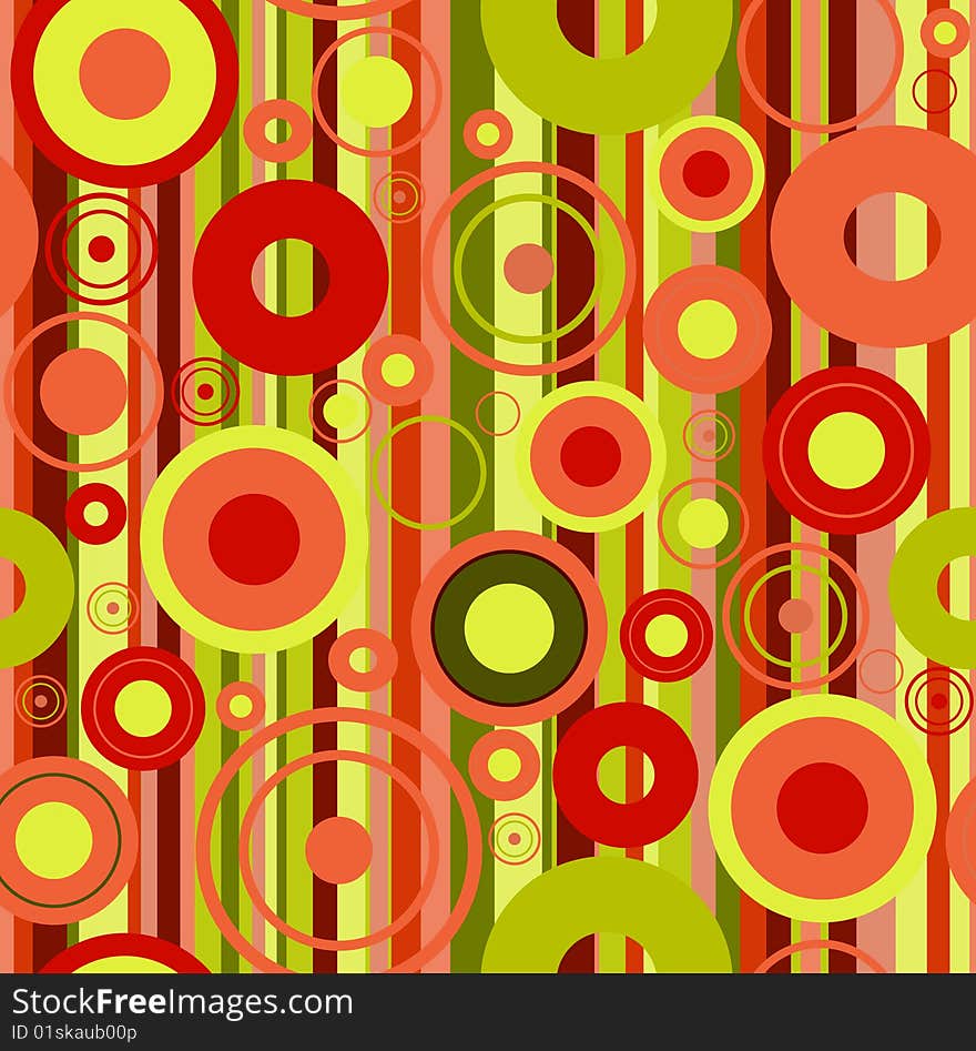 Seamless a background with circles. Vector illustration