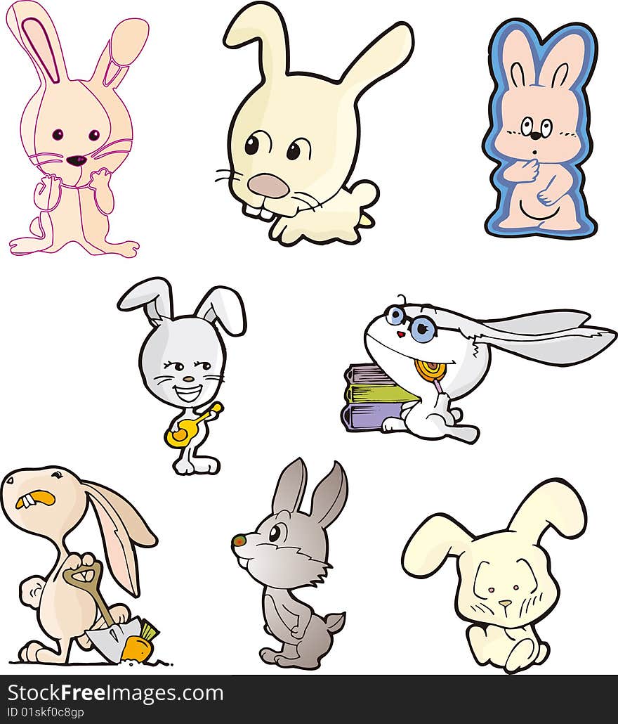 Rabbit set five