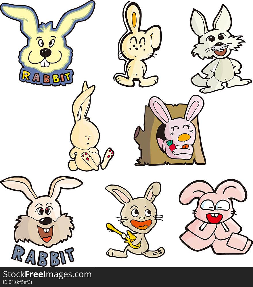 Rabbit set six