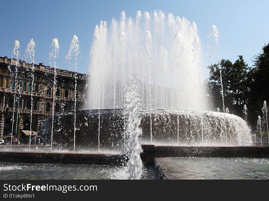 Castello Sforzesco Fountain