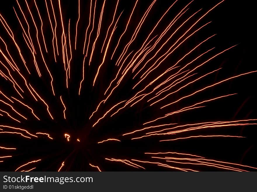 Abstract Fireworks