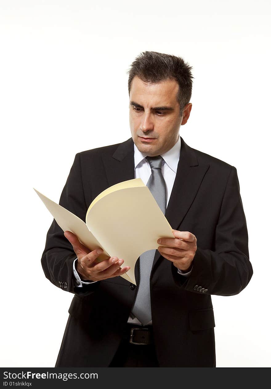 Businessman With Document