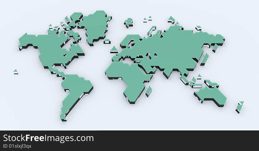 A unique and stylized map of the world with glass-like features. Ultra high resolution available; perfect for trade show or banner applications. A unique and stylized map of the world with glass-like features. Ultra high resolution available; perfect for trade show or banner applications.