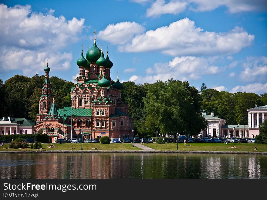 Old Mansion In Moscow, Russia