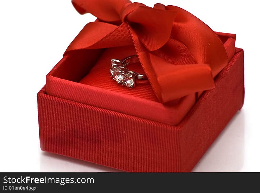 Gift box with ring