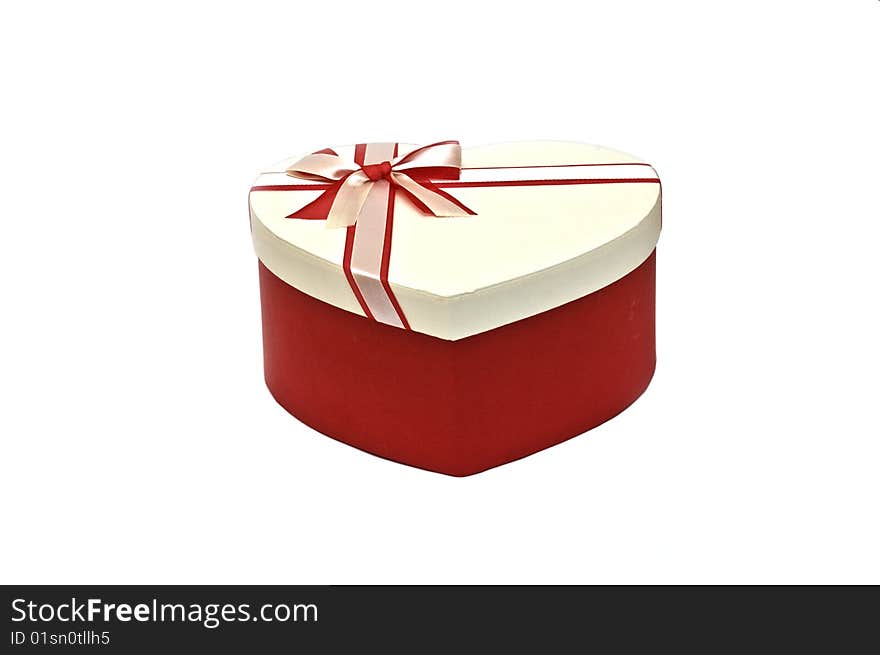 Heart shaped gift box