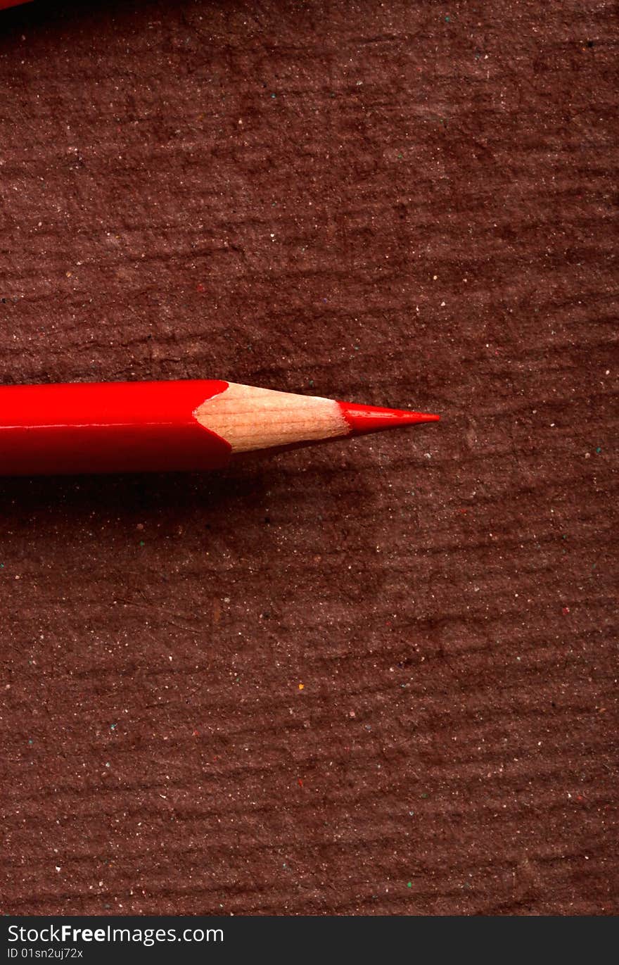 Multicolored pencils with handmade paper