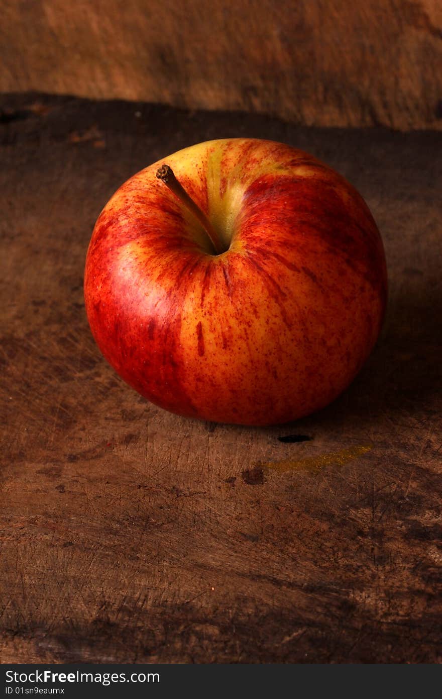 Close up of red apple