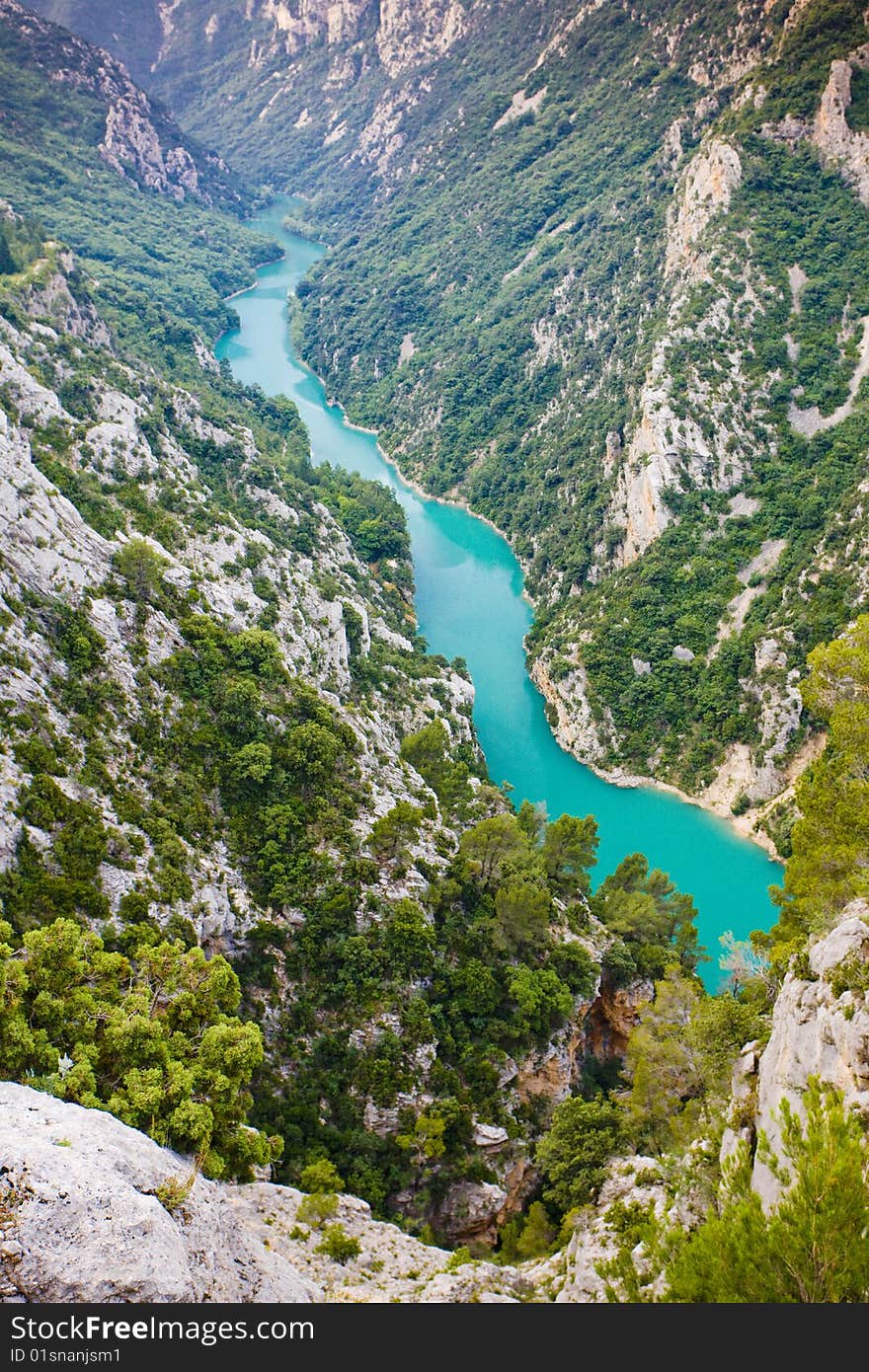 Verdon Gorge in Provence, France