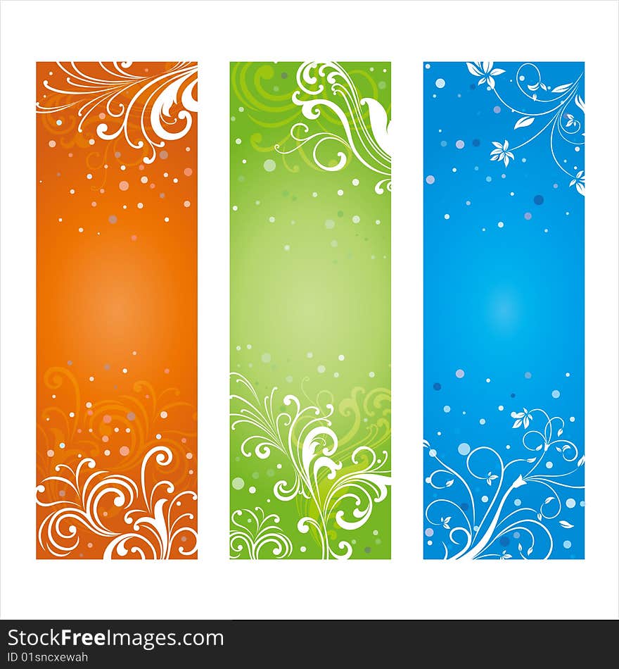 decorative patterns on a white background. decorative patterns on a white background